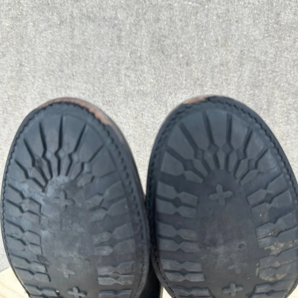Frye Black Leather Cap‎ Toe Oxford Shoes Mens 9.5 B Dress Derby